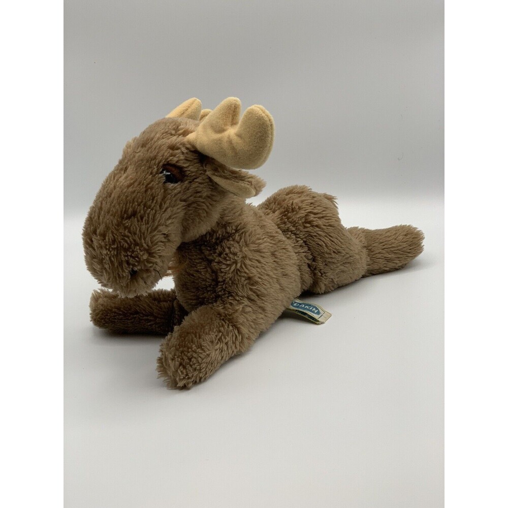 Dakin 1978 Plush Stuffed Moose Vintage Shredded Ground Nutshell Clippings